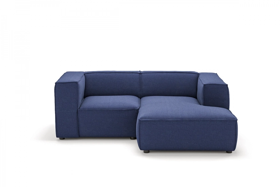 Model MODULARIS WB (wysoki bok) - Modularis WB sofa 1,5 osobowa + longchair prawy